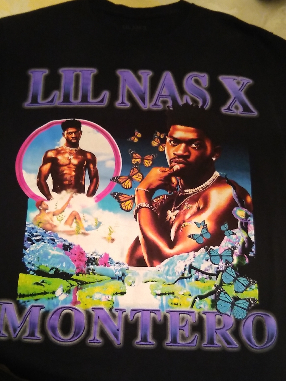 Lil Nas X Montero Graphic Tee - Black